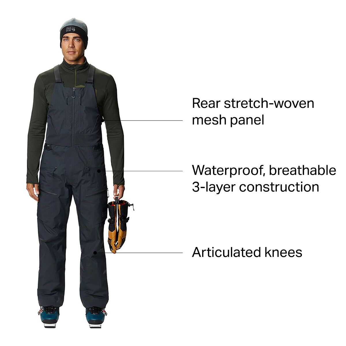 Mountain Hardwear Viv GORE-TEX PRO Bib Pant - Men's - Men