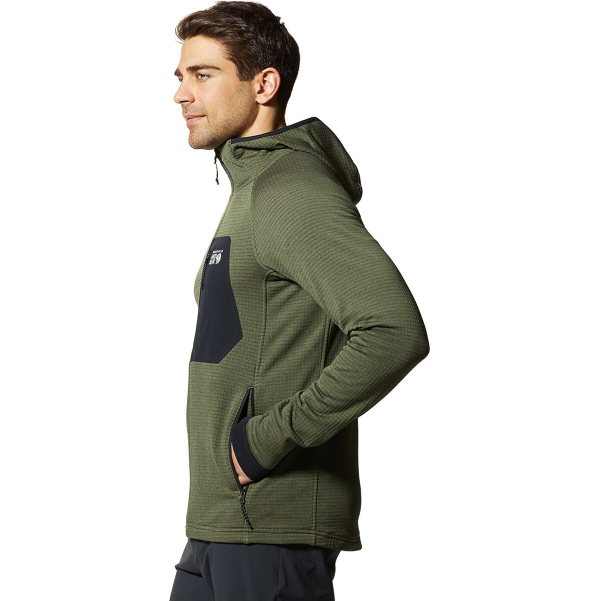 Mountain Hardwear Polartec Power Grid Full-Zip Hoodie - Men's - Men