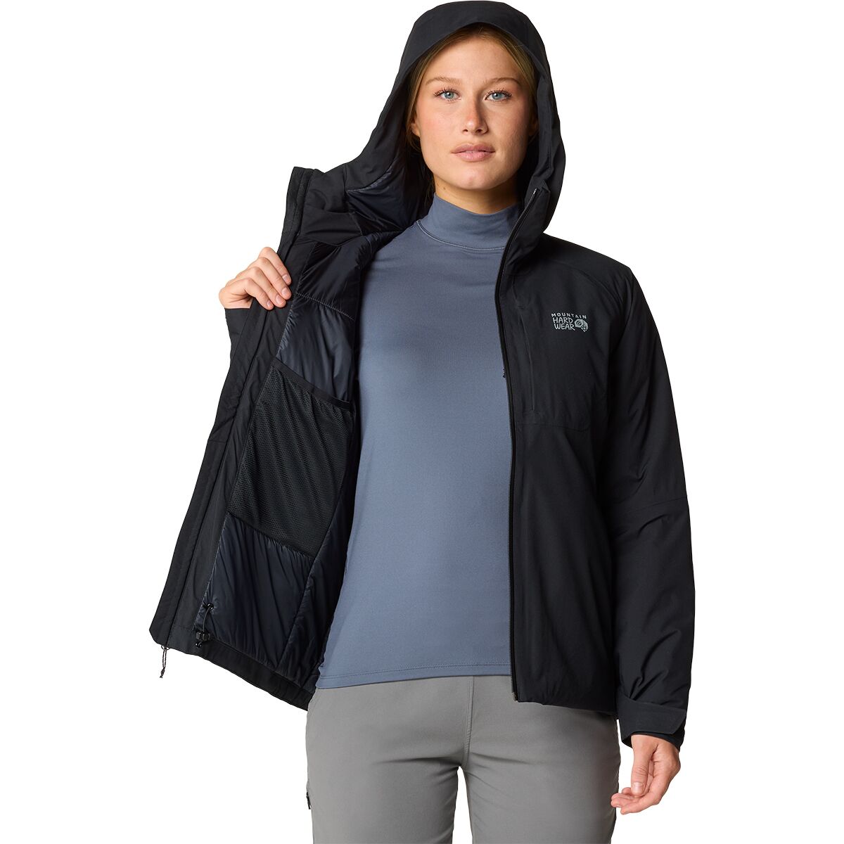送料無料1★Mountain Hardwear★マウンテンハードウェア Stretch Ozonic Insulated ジャケット size:M シンセグリーン ※女性用 Women's Stretch Ozonic™ Insulated Jacket | Mountain Hardwear