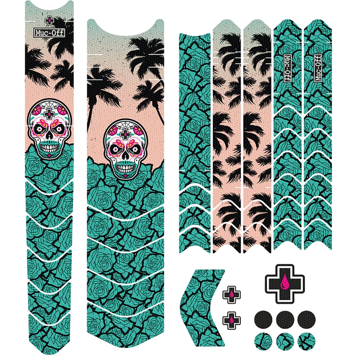 Muc-Off Frame Protection Kit - E/MTB in Day of the Shred / Black