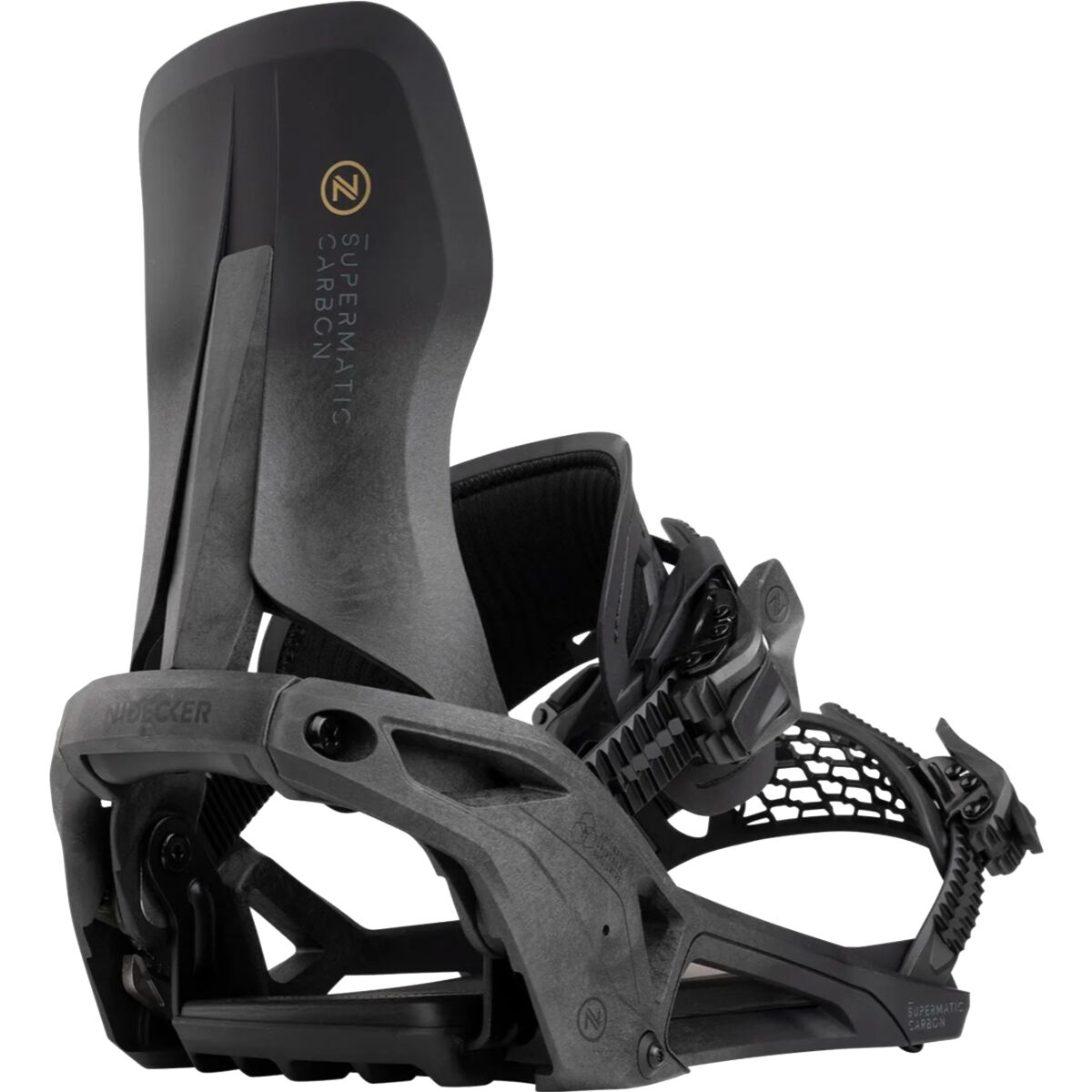 Nidecker Supermatic-Carbon Step-In Binding - 2026 in Black - Size: Medium