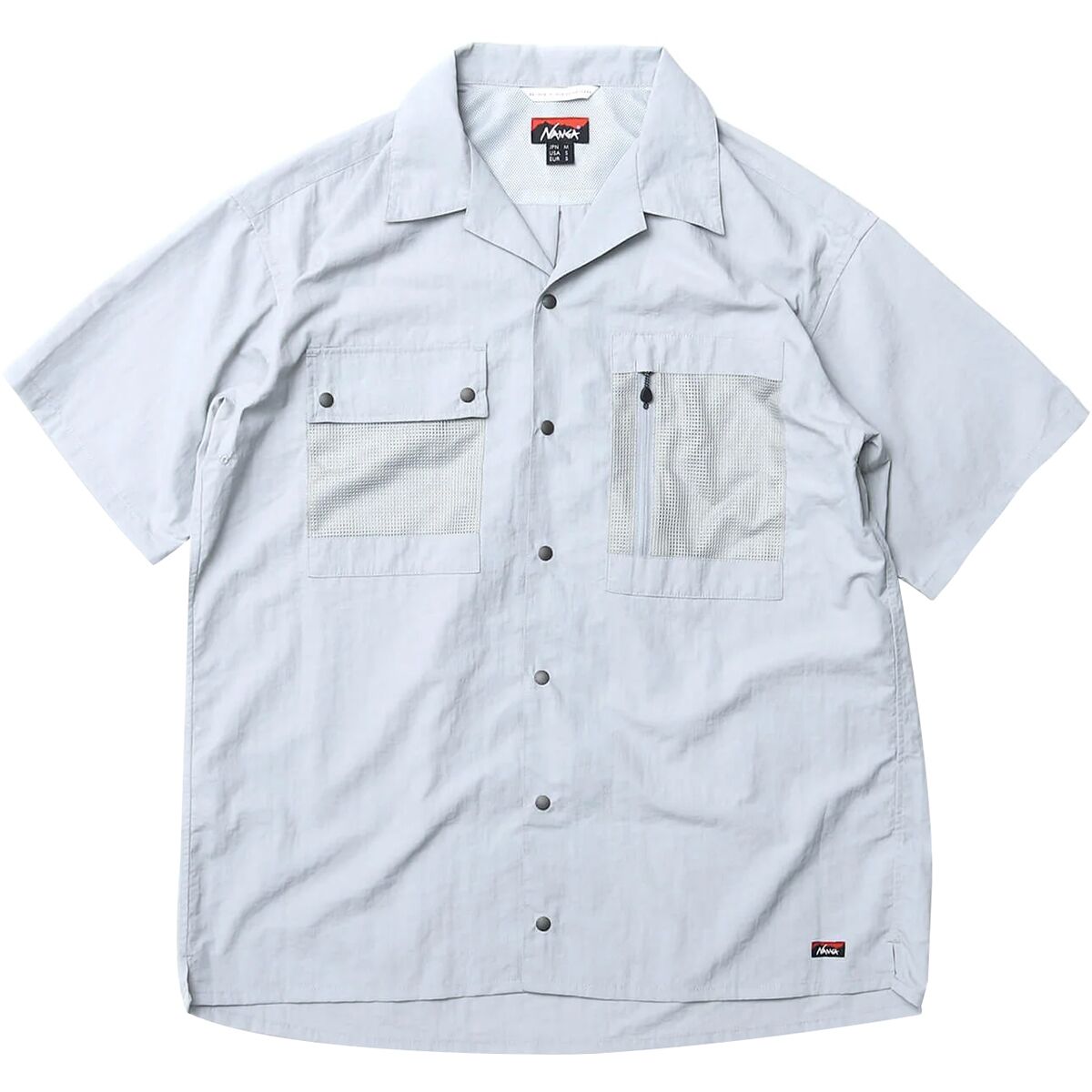 windandsea×NANGA TUSSER SHIPT Nanga Nylon Tusser Open Collar Shirt - Men's - Clothing