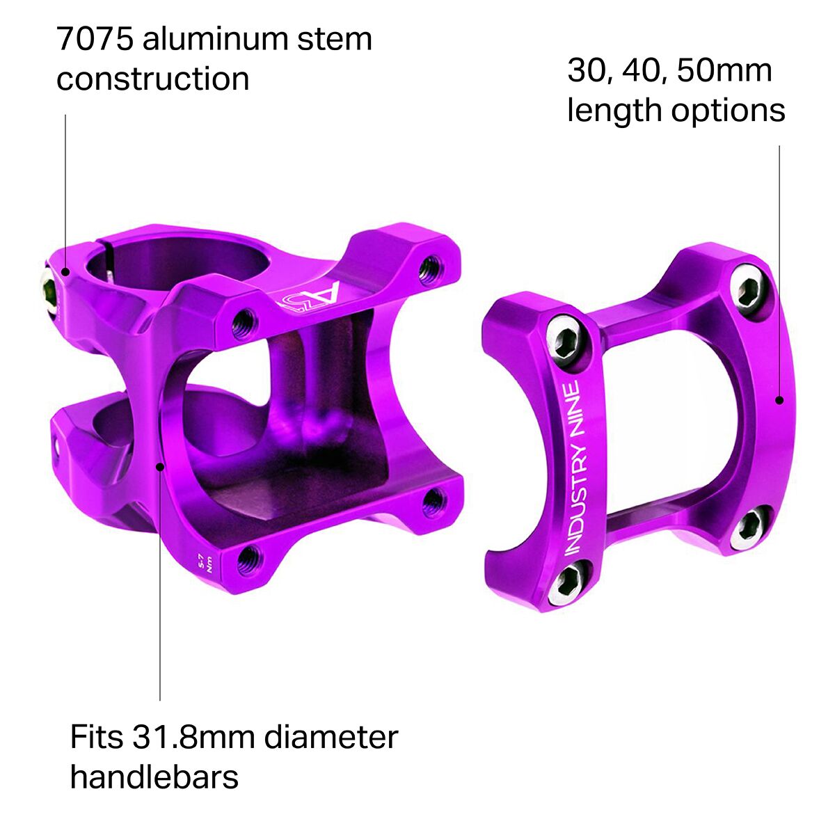 Fireeye blue stem 新品未使用 Industry Nine A318 Stem - Bike
