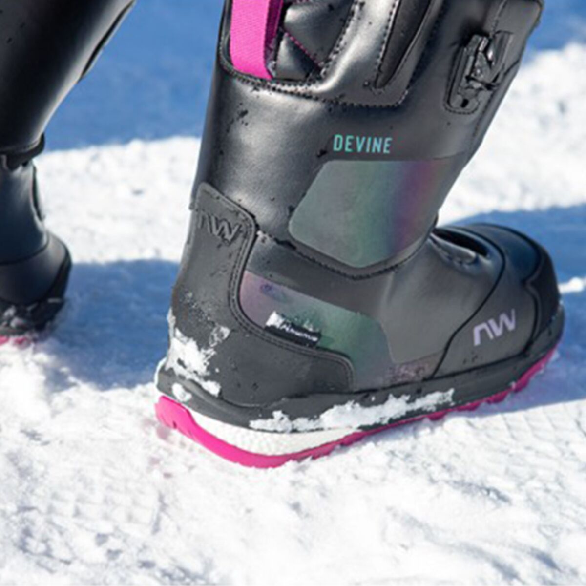 ブーツ northwave DEVINE HYBRID  23.5 2023 NORTHWAVE DEVINE HYBRID black/iridescent | Snowboard boots