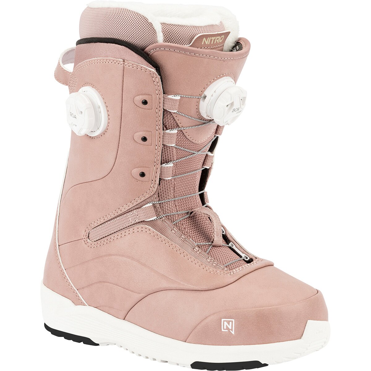 Nitro Women's Crown Boa Snowboard Boot - 2026 in Rose - Size: 6