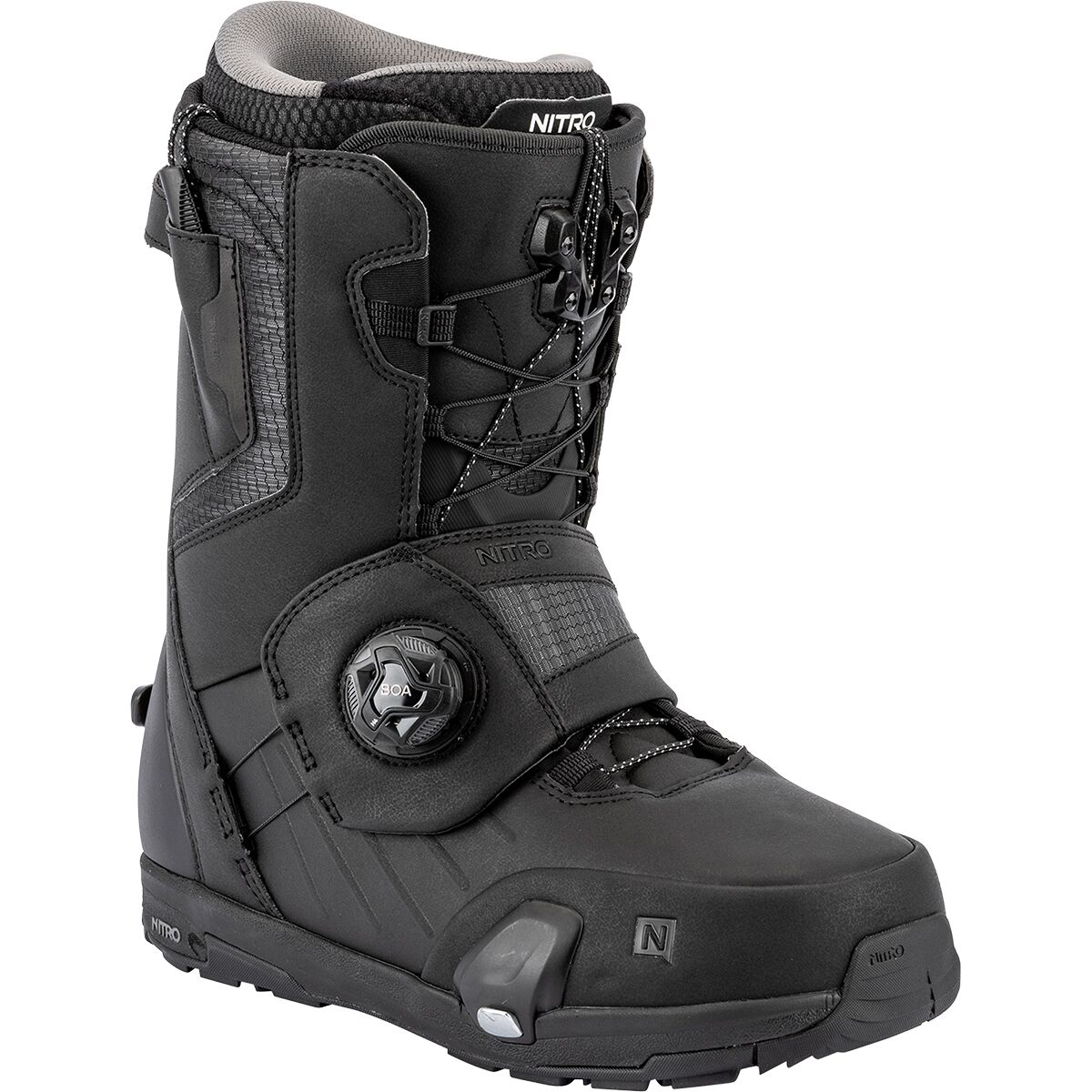 NITRO Mens 2026 Profile Step On Tls Snowboard Boot, Color: Black, Size: 9 (N848703-0019)