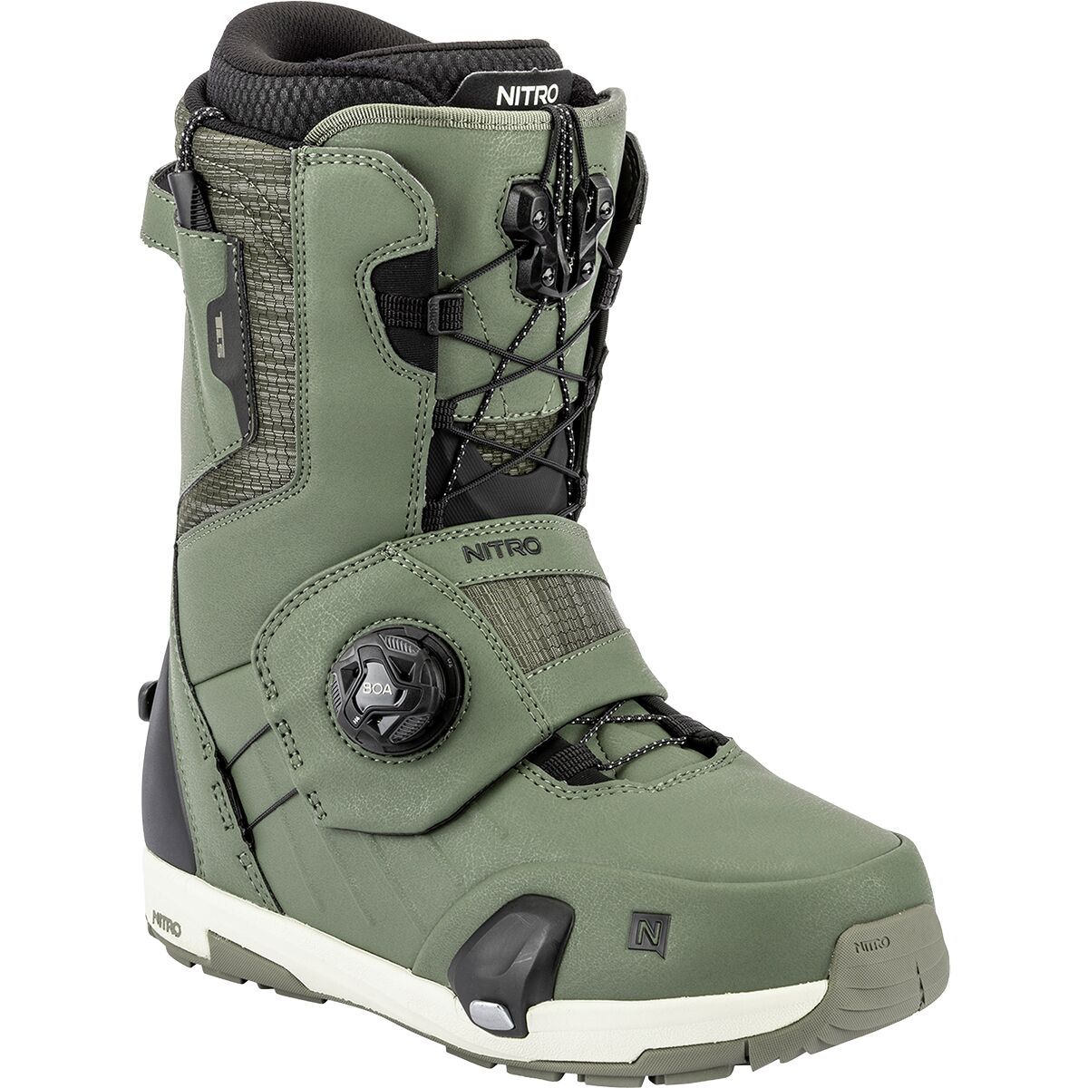 NITRO Mens 2026 Profile Step On Tls Snowboard Boot, Color: Shadow, Size: 9 (N848703-0029)