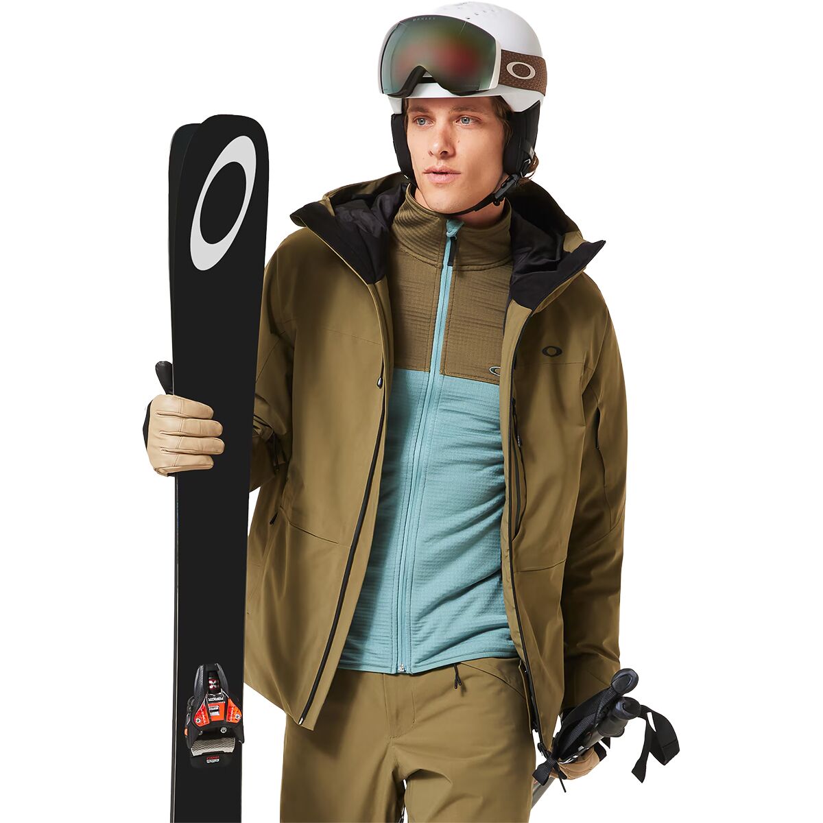 Oakley Men's Pacific Snow Canopy Full Zip Sweatshirt FOA407390-7CC, XL