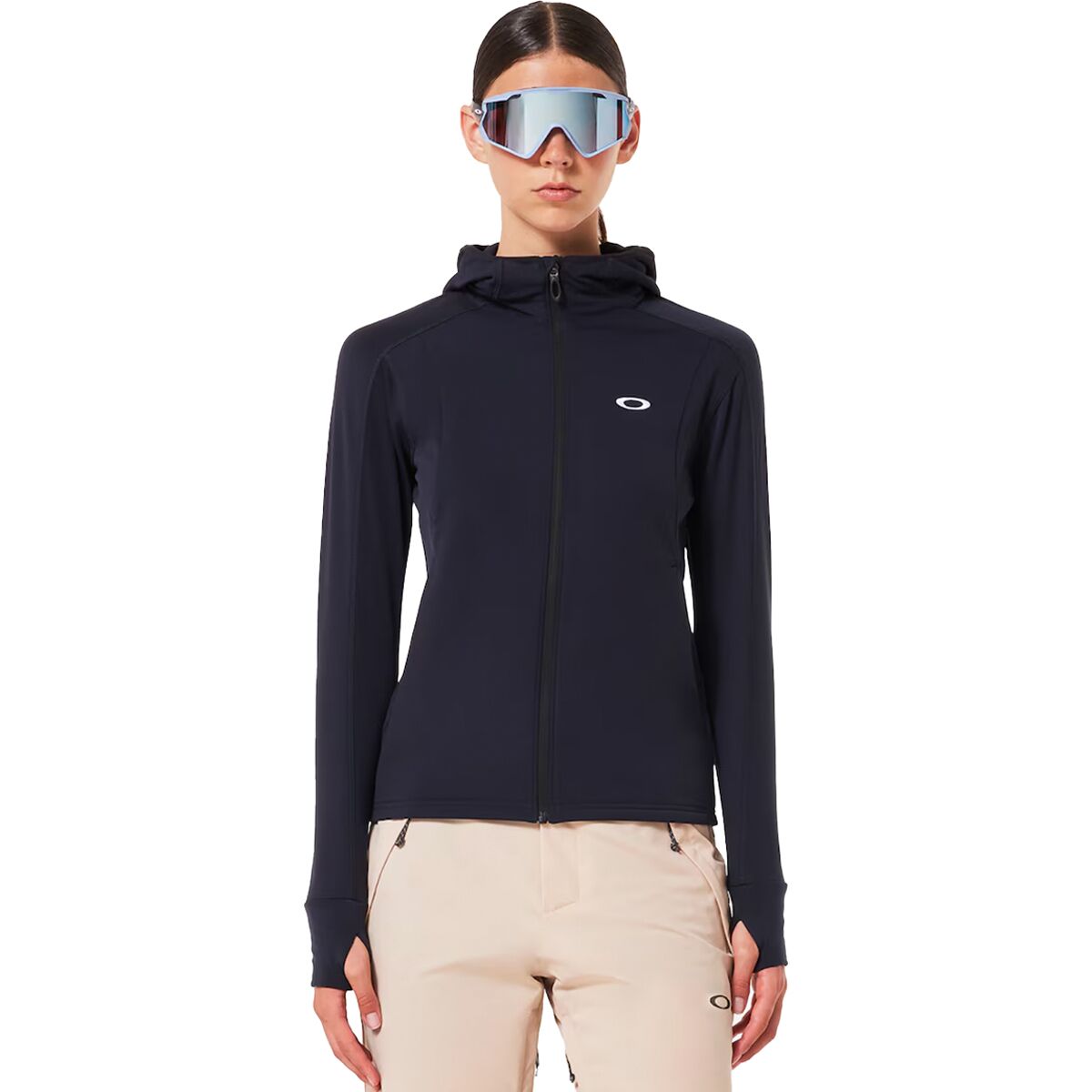 Oakley Women's Drift Tech Fleece Jacket in Blackout - Size: XXL