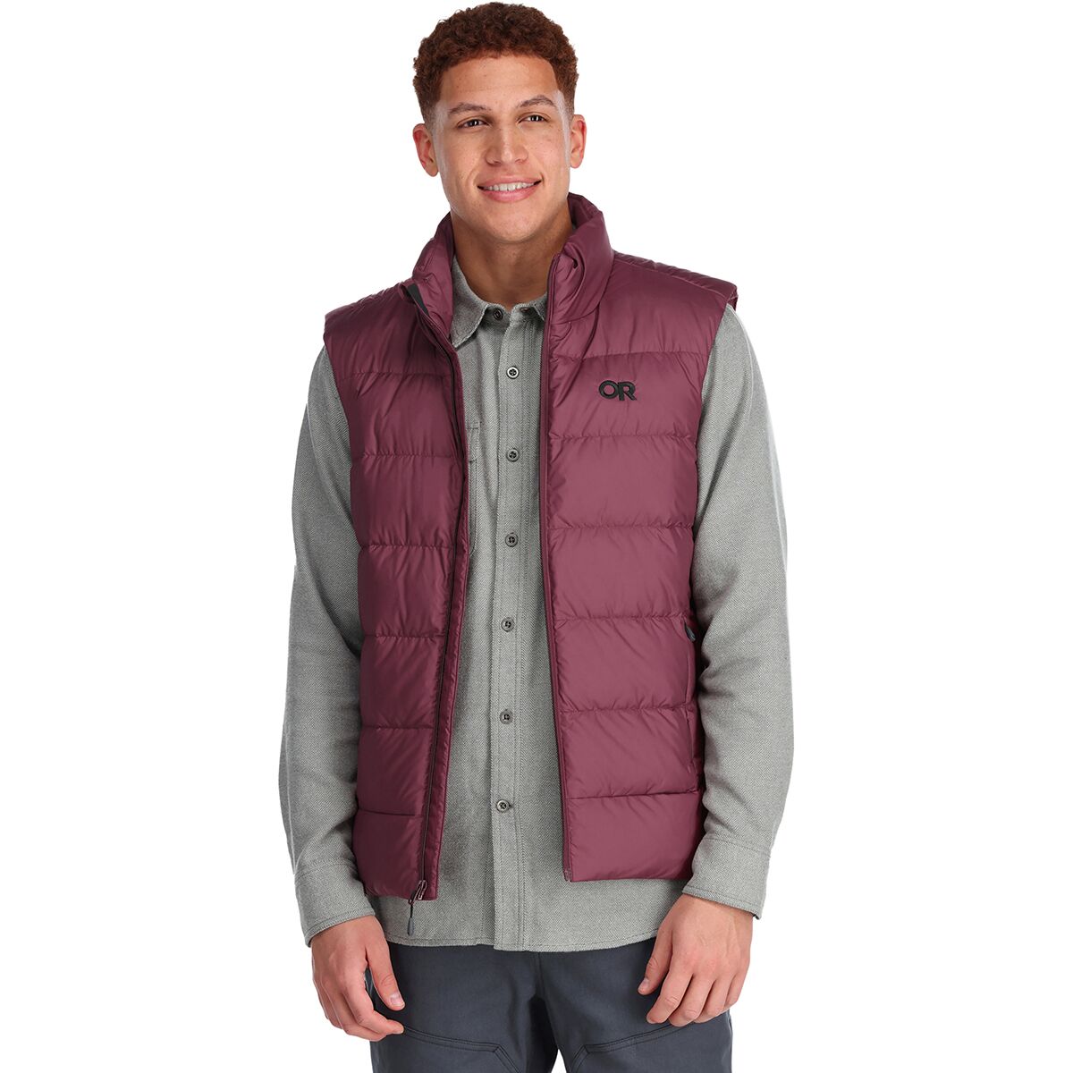 mens outdoor puffer vest