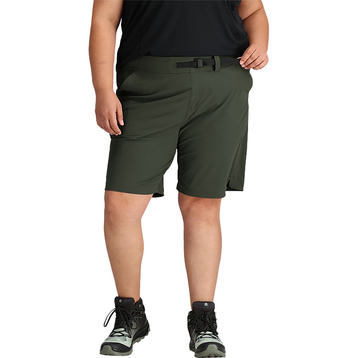 Outdoor Research Women's Ferrosi Short - Plus in Verde - Size: 1X