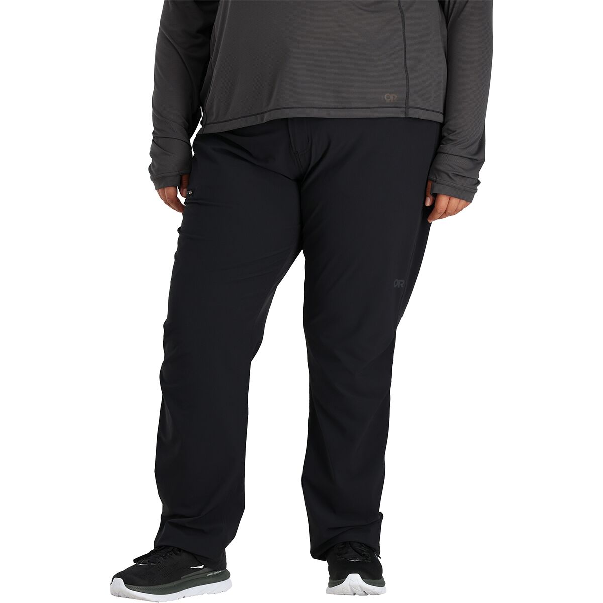 Outdoor Research Women's Ferrosi Plus Pant in Black - Size: 16/Short