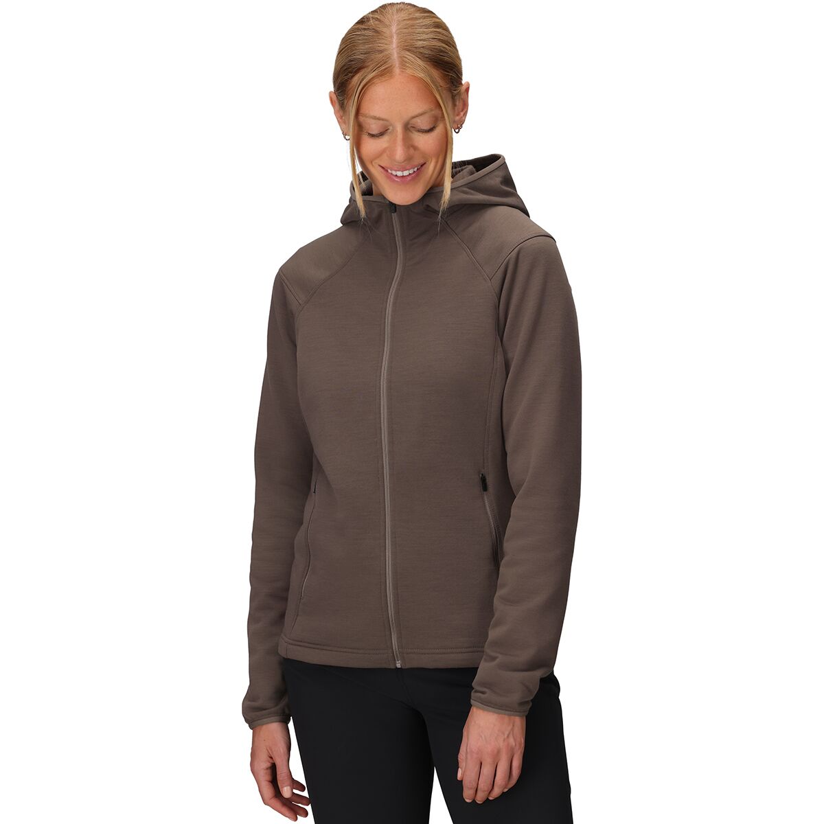 Outdoor Research Women's Crescent Fleece Full-Zip Hoodie in Sable - Size: XL