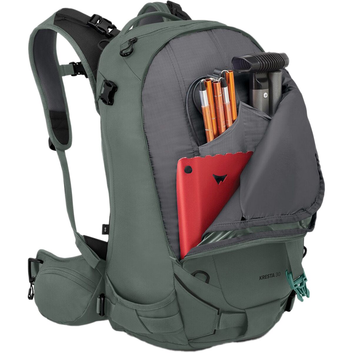 Osprey Krestaクレスタ30スノーボード用バック グレー/パープル Osprey Packs Kresta 30L Backpack - Women's - Hike & Camp