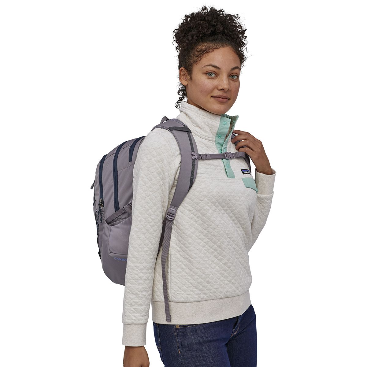 patagonia women's chacabuco backpack 28l dolomite blue Pack Smolder w/Buckwheat Gold The Chacabucos suspension system uses heat Patagonia Chacabuco Pack 28L