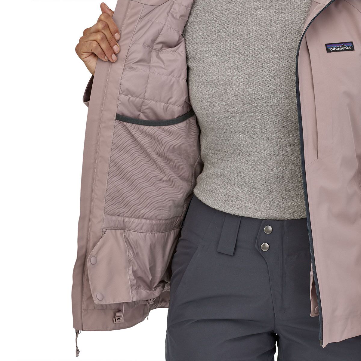 women's patagonia insulated powder bowl jacket