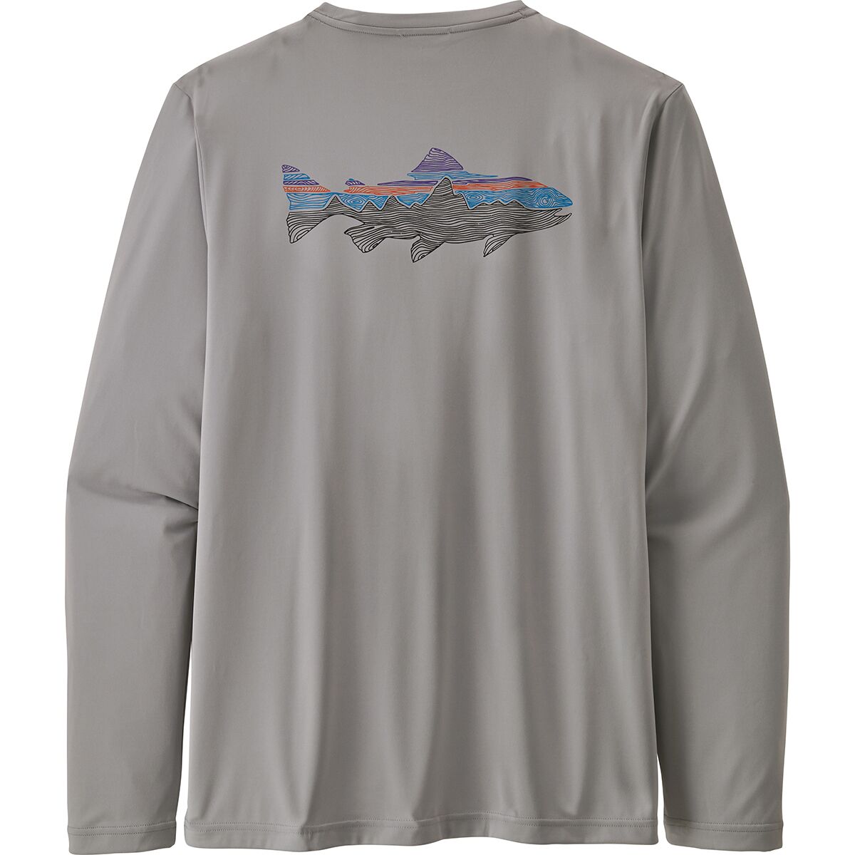 Patagonia Capilene Cool Daily Fish Graphic Long-Sleeve T-Shirt - Men's - Men