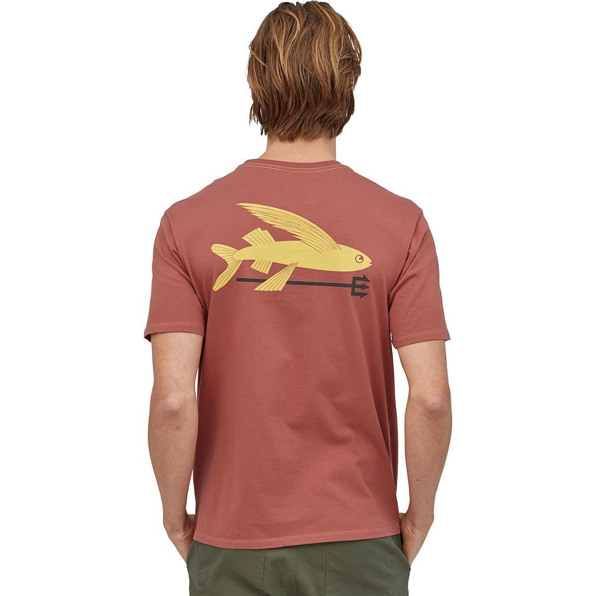 ◆Patagonia◆ Flying Fish Tights Organic Pocket T-Shirt 3777 Patagonia Flying Fish Tides Organic Pocket T-Shirt - New