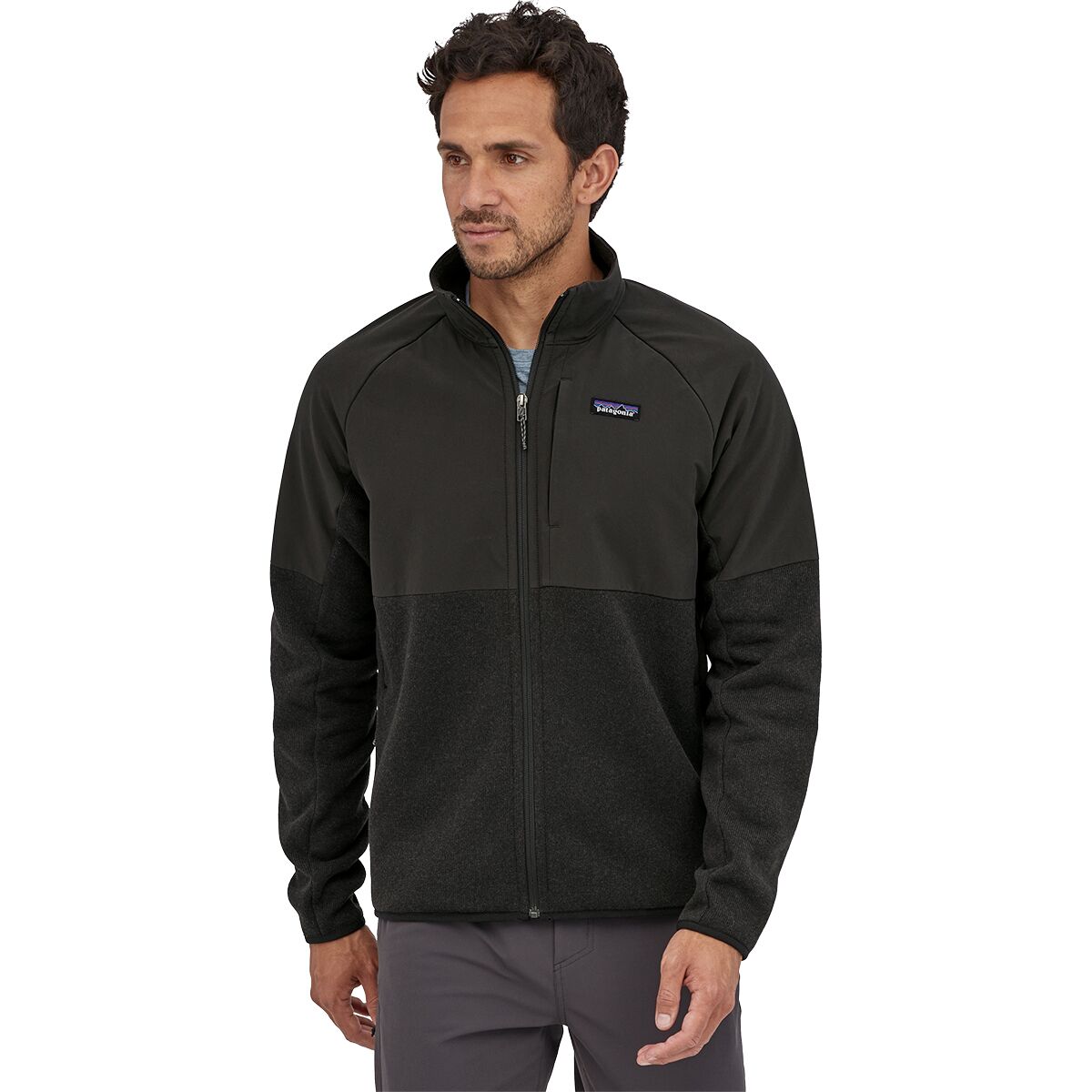 Patagonia Lightweight Better Sweater Shelled Jacket - Men's Black L