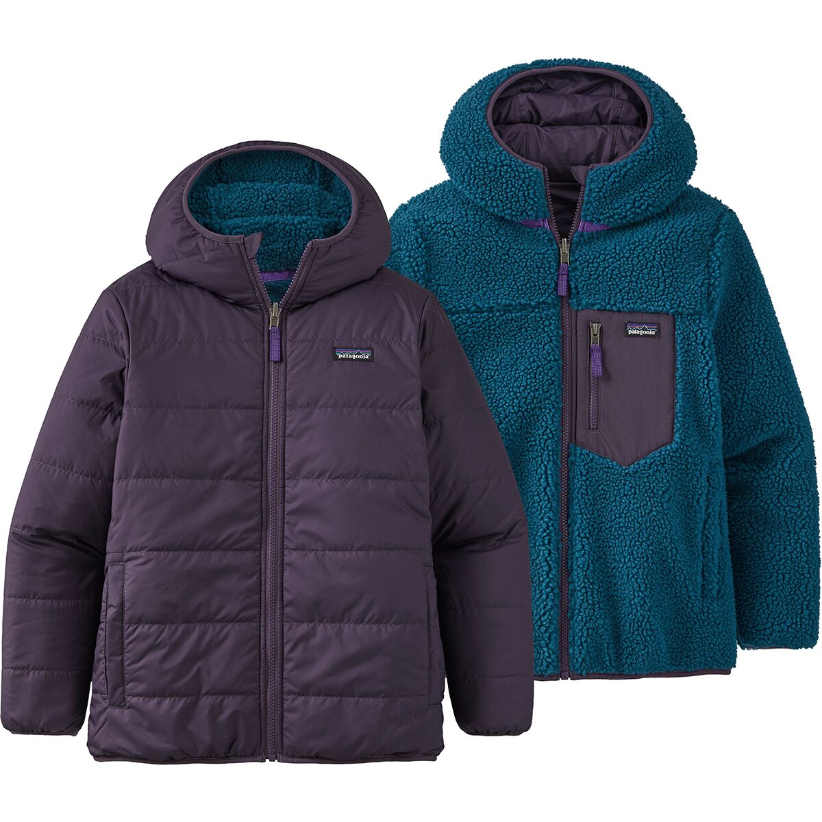 Patagonia Reversible Ready Freddy Hooded Jacket - Boys