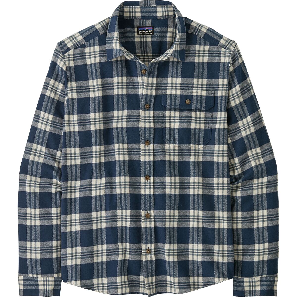 Vintage 90s Patagonia Flannel Shirt Mens M Blue Green Plaid