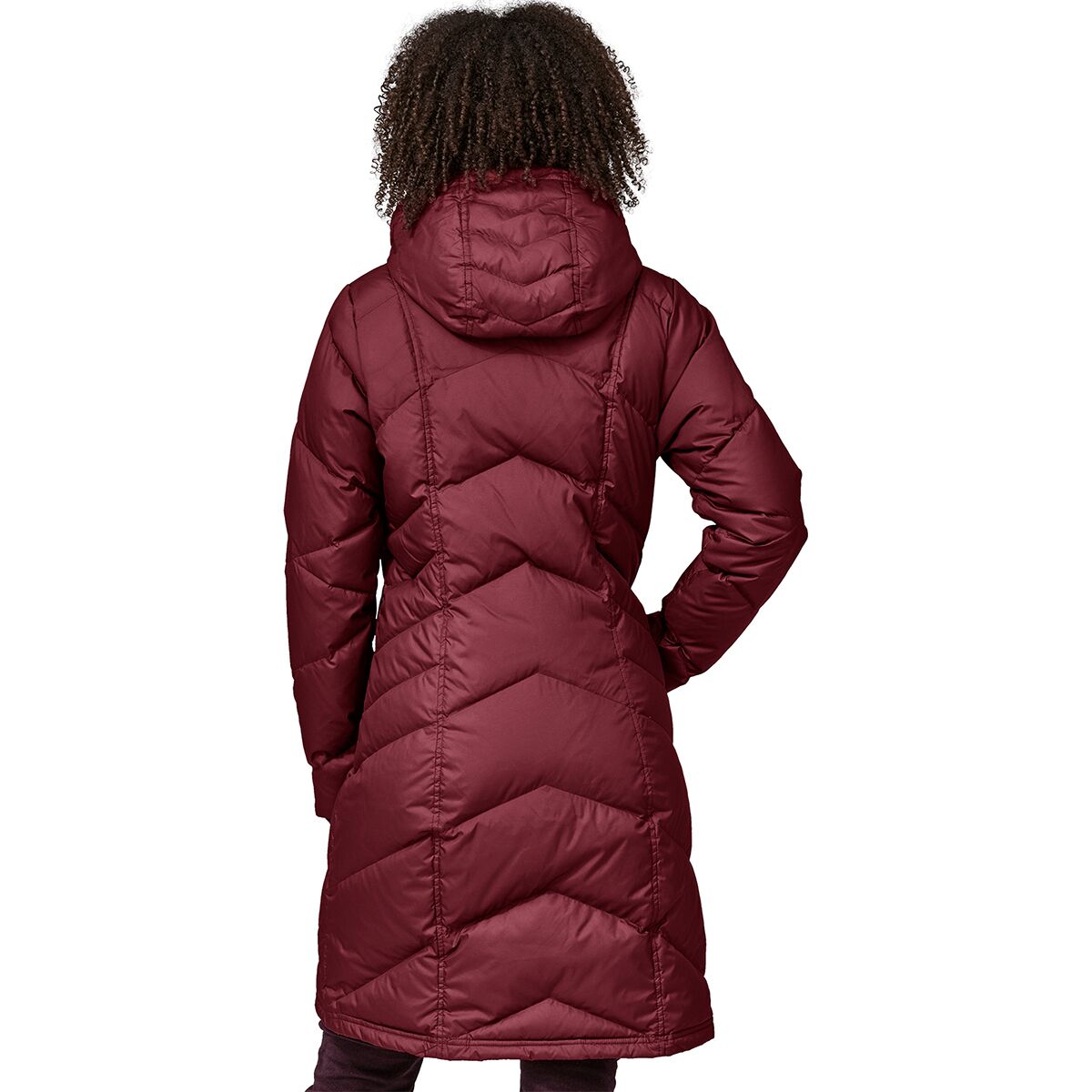 Patagonia パタゴニア ナノパフパーカ ロング ボルドー パタゴニア ウィメンズ ナノ パフ フーディ ( Obsidian Plum