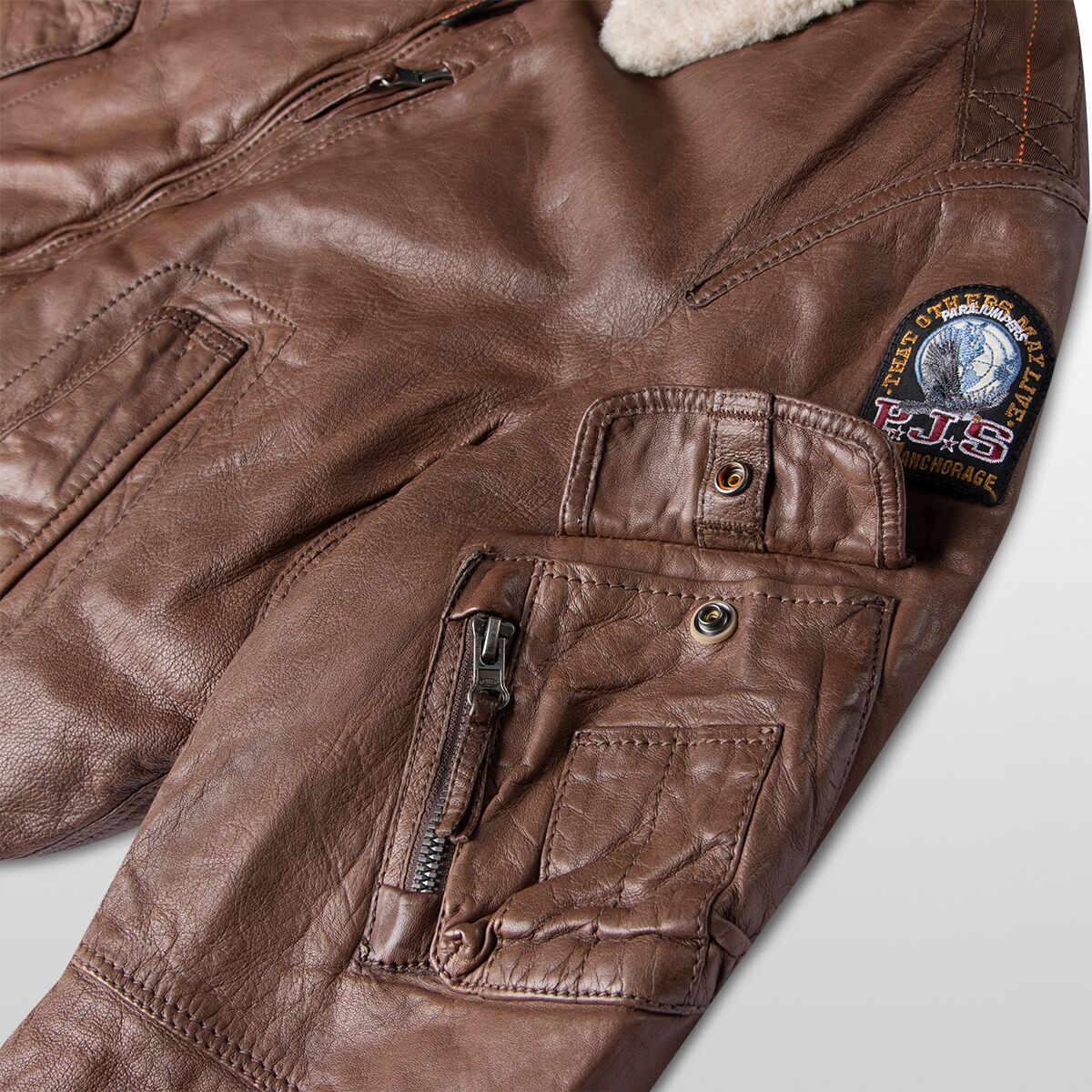 Parajumpers Josh Leather Jacket - Men's - Men