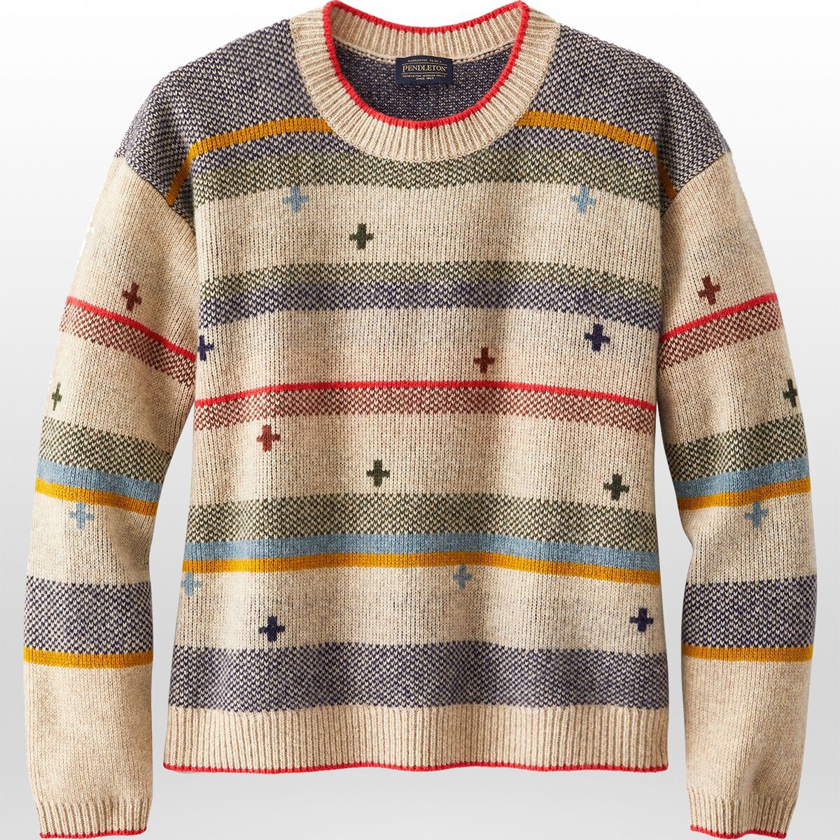 売れ筋商品|||ペンドルトン ニット&セーター アウター レディース Bridger Stripe Sweater - Women's Navy Heather Stripe Pendleton Bridger Stripe Sweater - Women's - Women