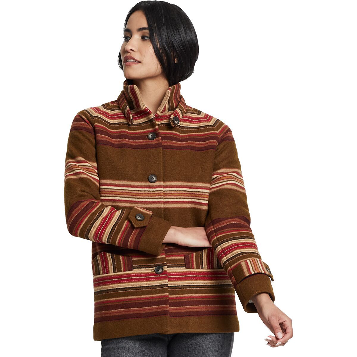 美品】CLANE SHAWL HOOD BALLOON COAT