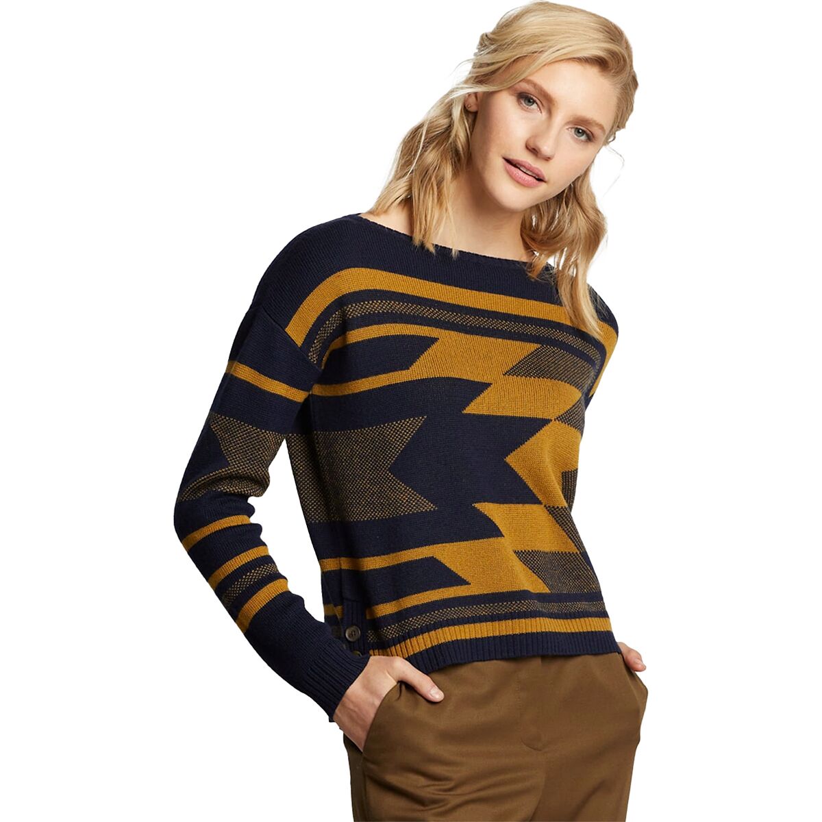 Pendleton Side Button Merino Sweater - Women's - Women