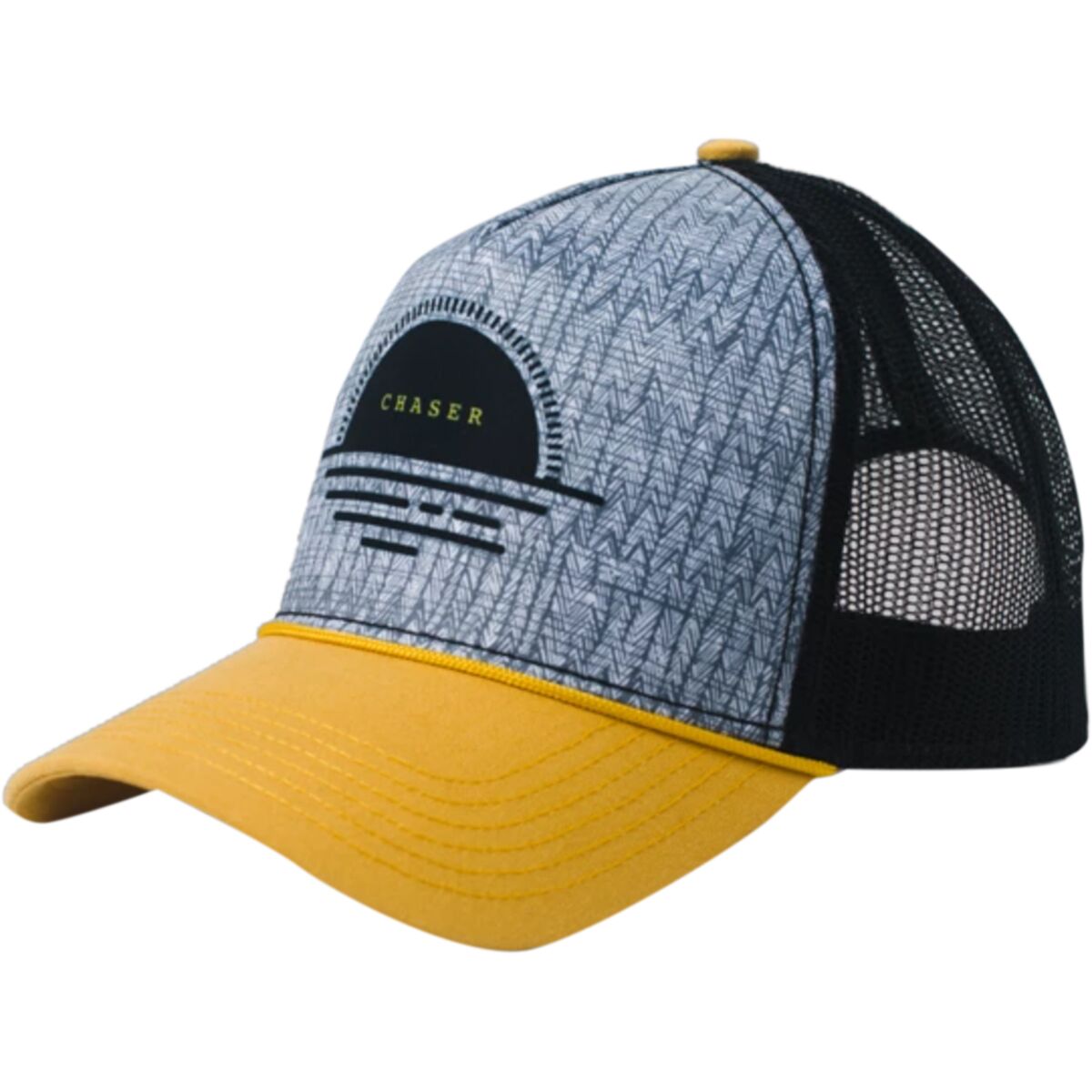 PrAna Unisex Journeyman Trucker Hat - Adjustable Snapback, Mesh Back, Animal Print