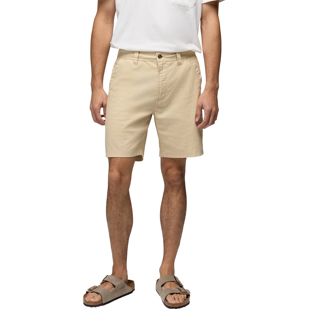 prAna Men's Furrow 8in Short in Beach Pebble - Size: 32