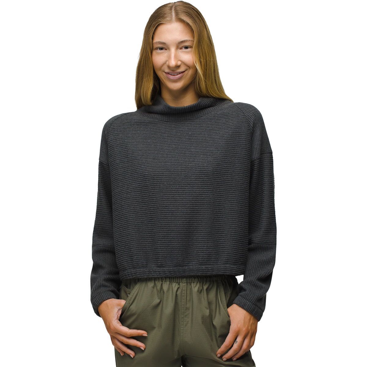 売れ筋商品|||プラーナ ニット&セーター アウター レディース Olivia Long-Sleeve Sweater - Women's Charcoal prAna Olivia Long-Sleeve Sweater - Women's - Women