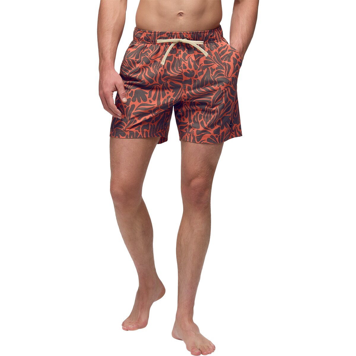 prAna Men's Metric E-Waist 6in Short in Lychee Seaweed - Size: Large
