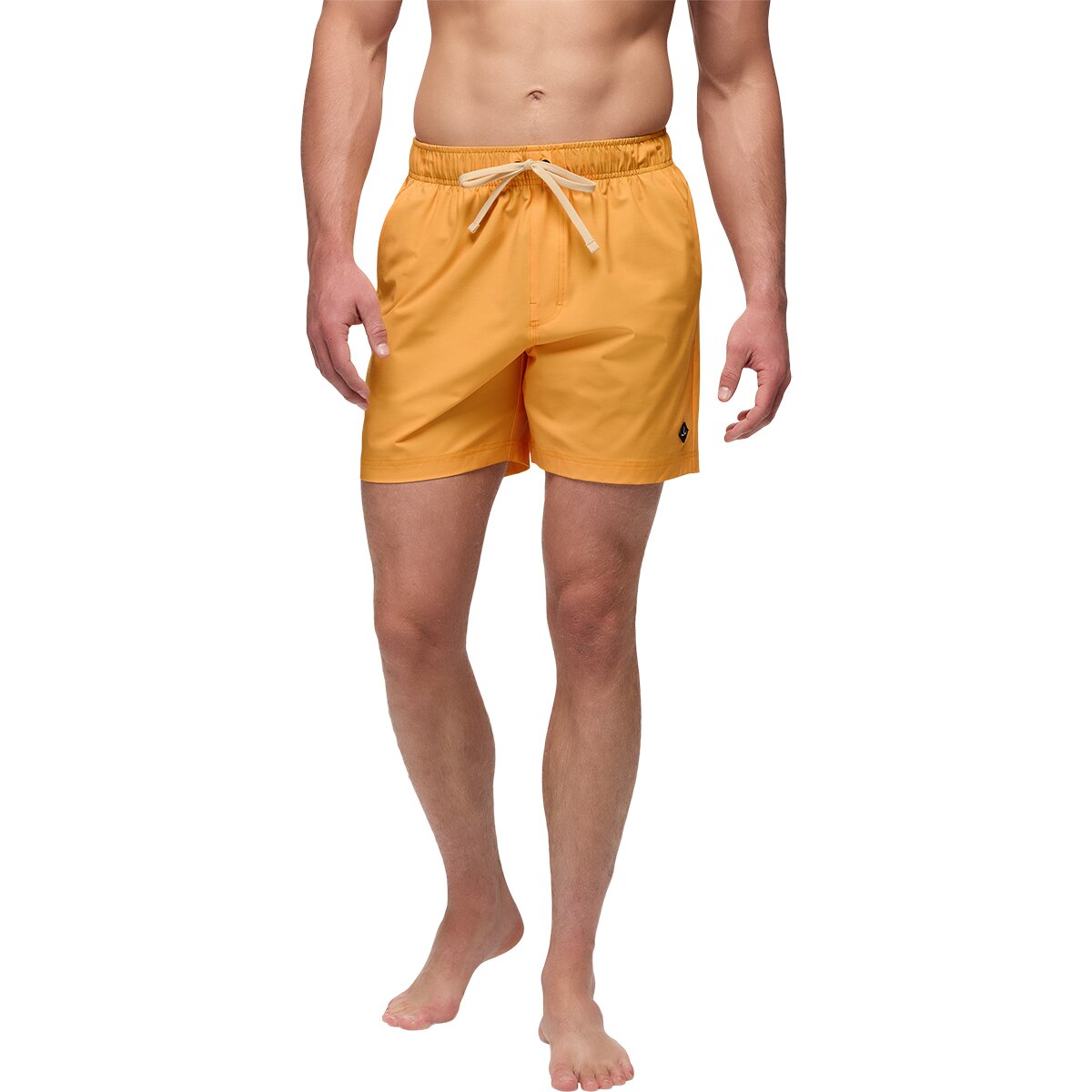prAna Men's Metric E-Waist 6in Short in Mango - Size: Large