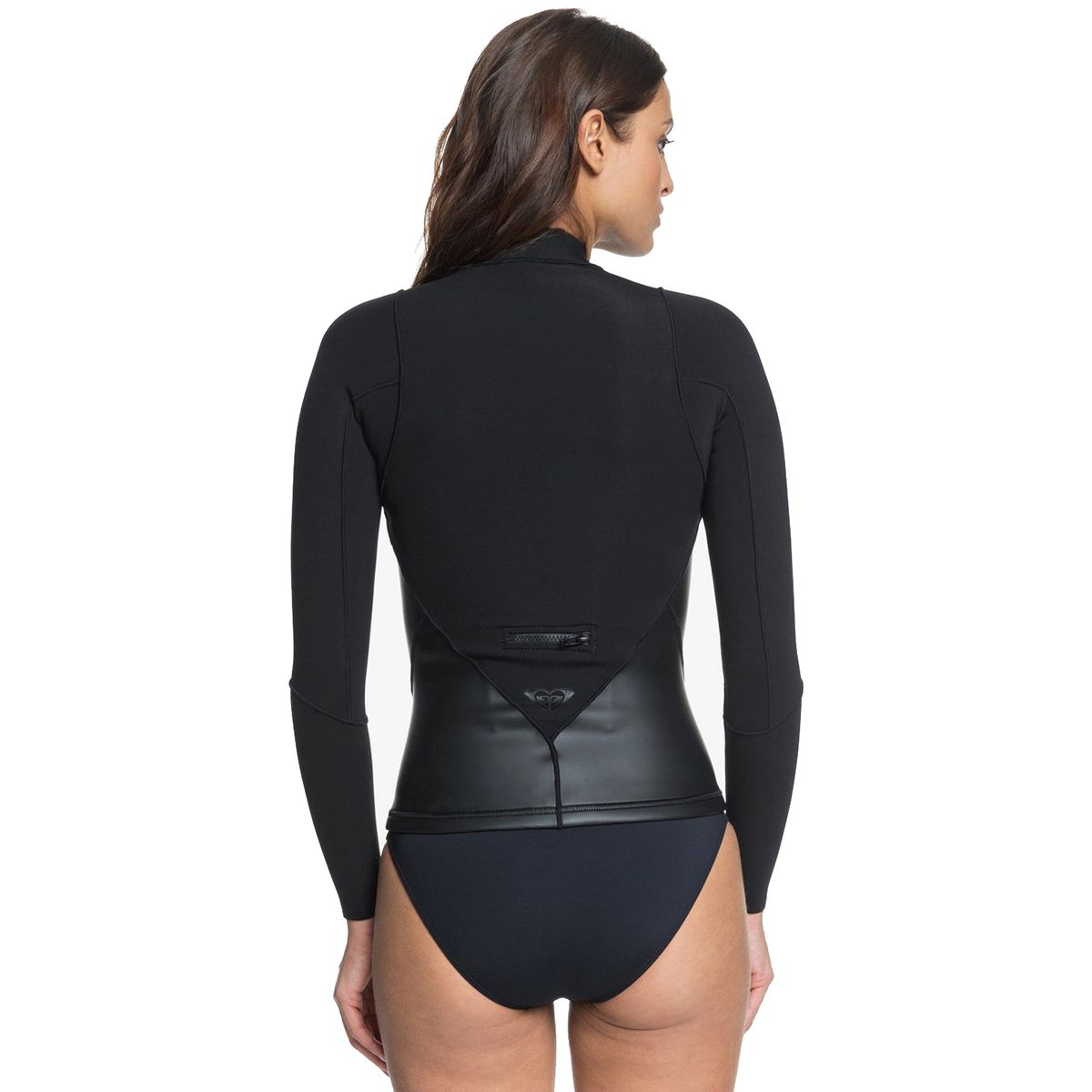 Roxy Satin 1.0mm Front-Zip Long-Sleeve Wetsuit Jacket - Women's - Surf