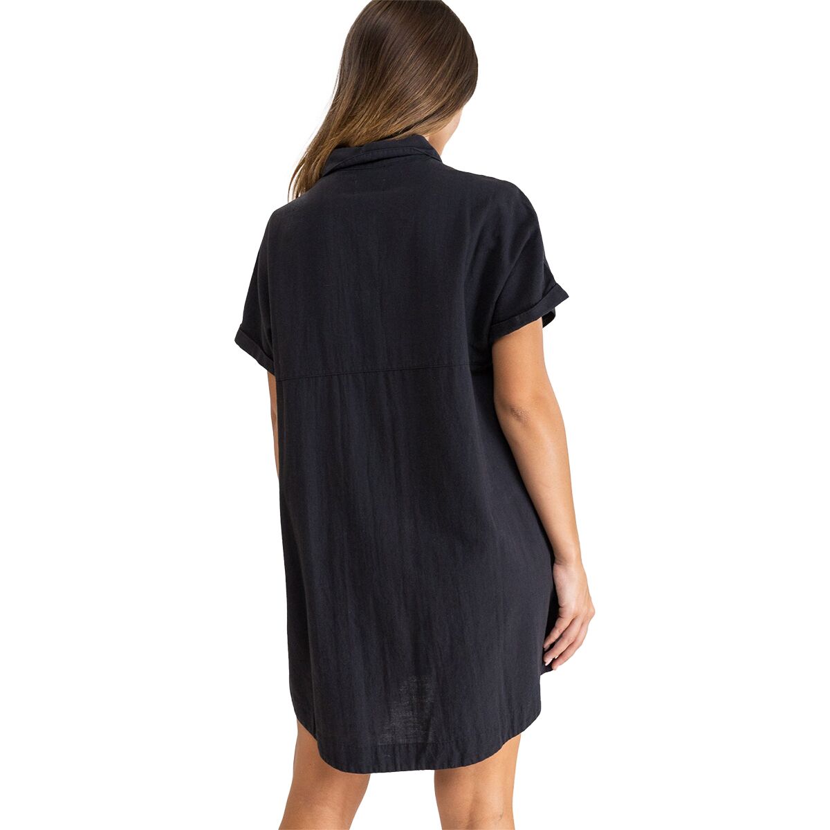 knee length dresses for ladies Rove Women's Linen Shirt Oversized