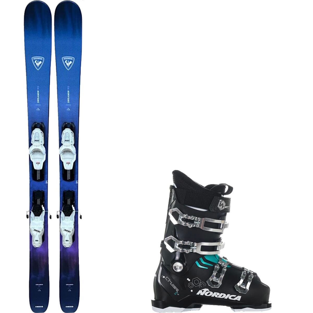 Rossignol Dreamer 90 Ski + Look XPRESS + Nordica Cruise Boot
