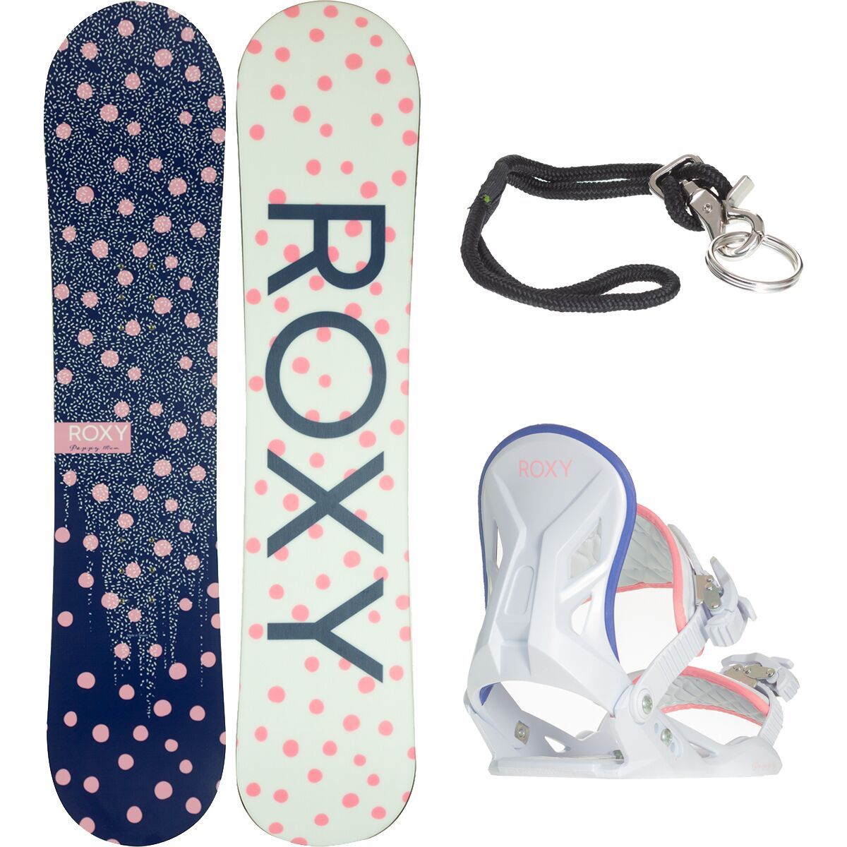 ROXY Poppy 90cm スノーボード ROXY Poppy 90cm スノーボード Roxy Poppy Snowboard Package (Board