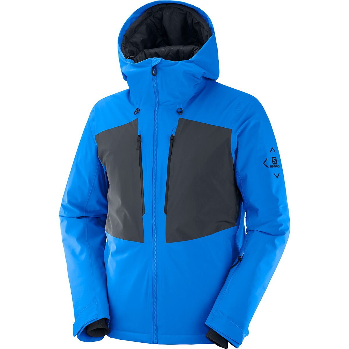 2000s Salomon サロモン ソフトシェルジャケット Blue Runners Pulse