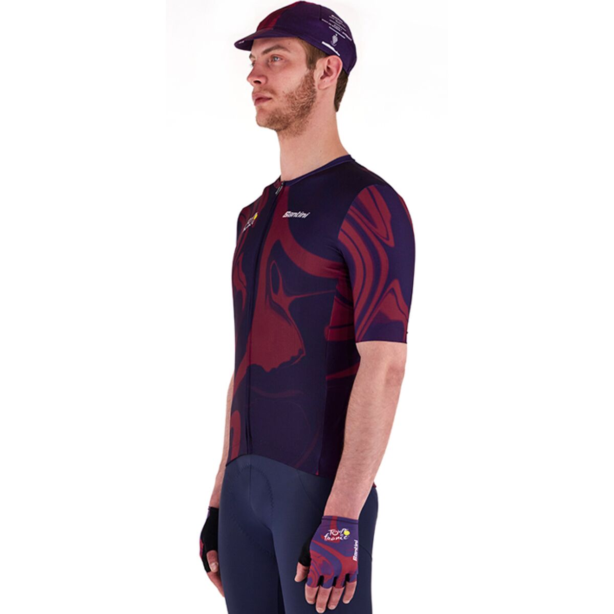 Santini TDF 2023 Official Bordeaux Jersey - Men's - Men