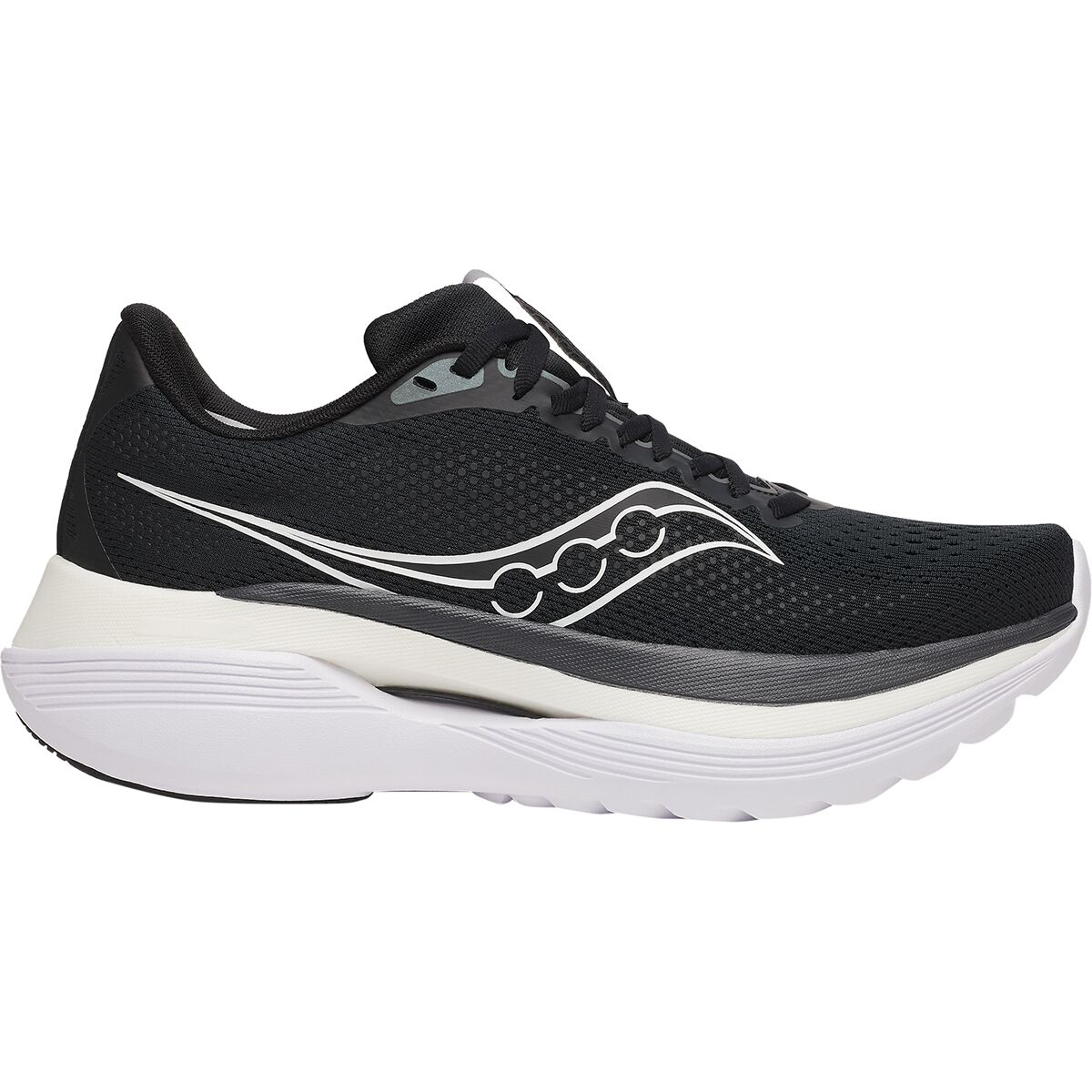 Saucony Women's Endorphin Trainer Running Shoe in Black / White - Size: 7