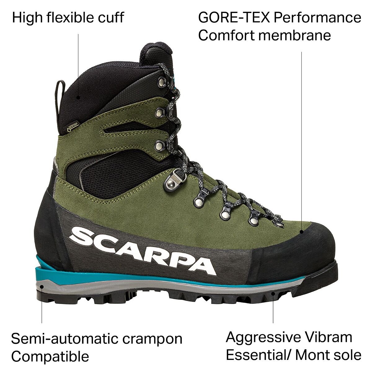 Scarpa Grand Dru GTX Mountaineering Boot - Men's - Men