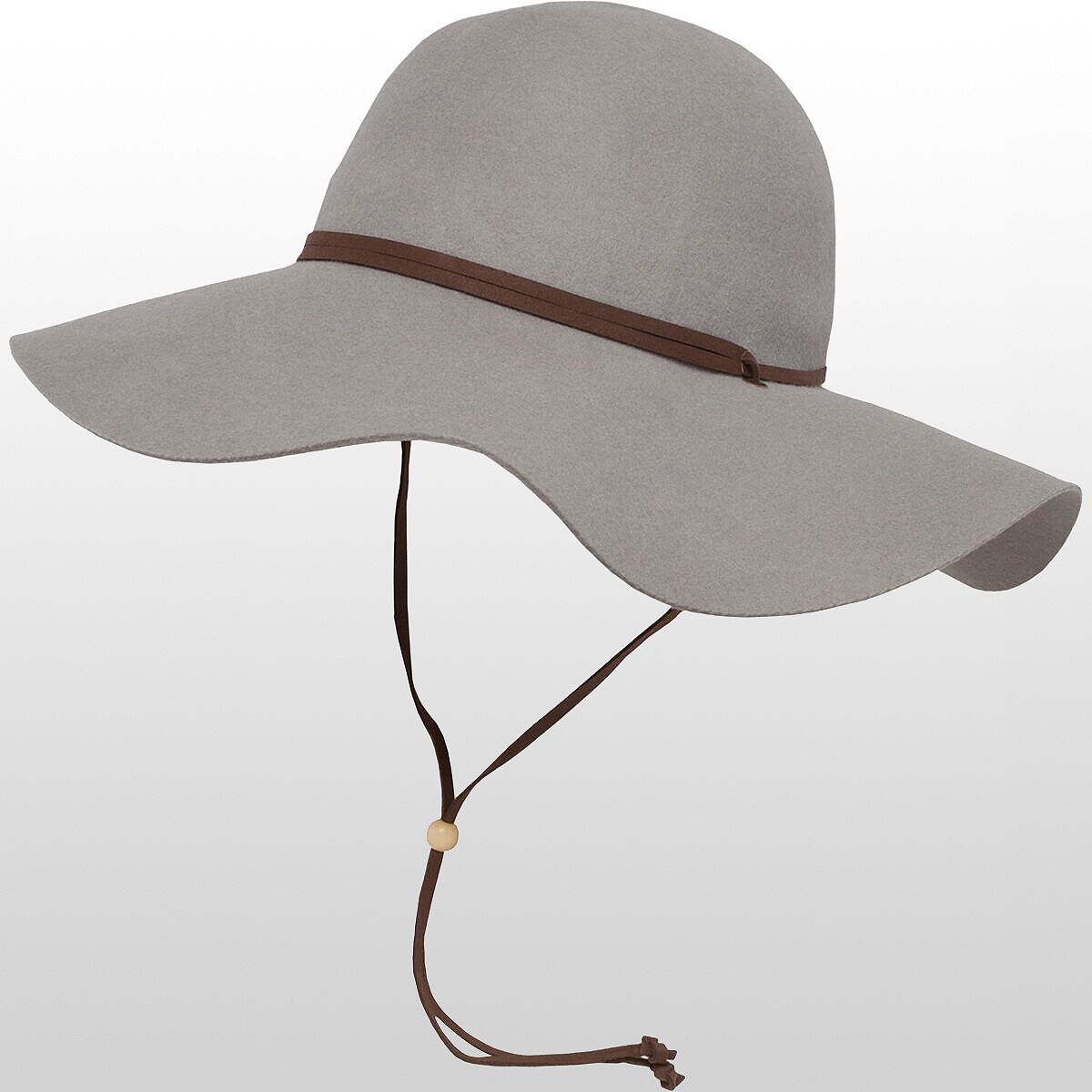 Vivian Collection Brown & Black Wide Brimmed Floppy Sunhat Giant Floppy Straw Hat ｜Wide Brim Designer Sunhat｜Eric  main image 4