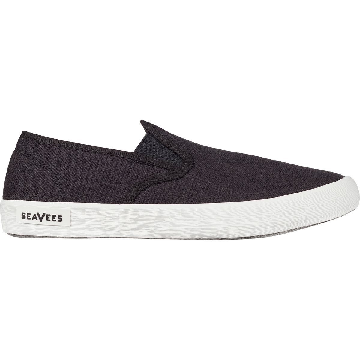 SeaVees Men\'s Baja Blue Slip-On Shoes SeaVees Baja Classic Mens Size 7 Slate Navy Linen Canvas  main image 2