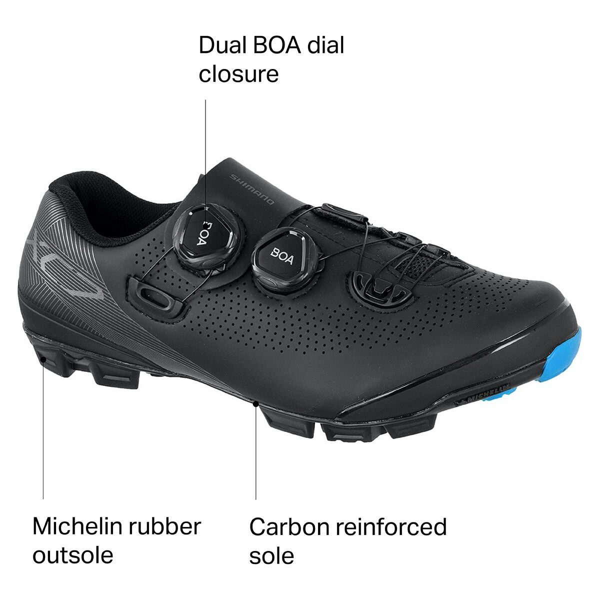 Shimano XC7 Wide Cycling Shoe - Men's - Men