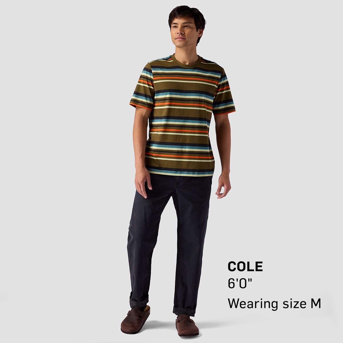 ★ ★ Men's Easy Fit Stripe Short Sleeve T-Shirt Stoic Short-Sleeve Striped T-Shirt - Men's - Men