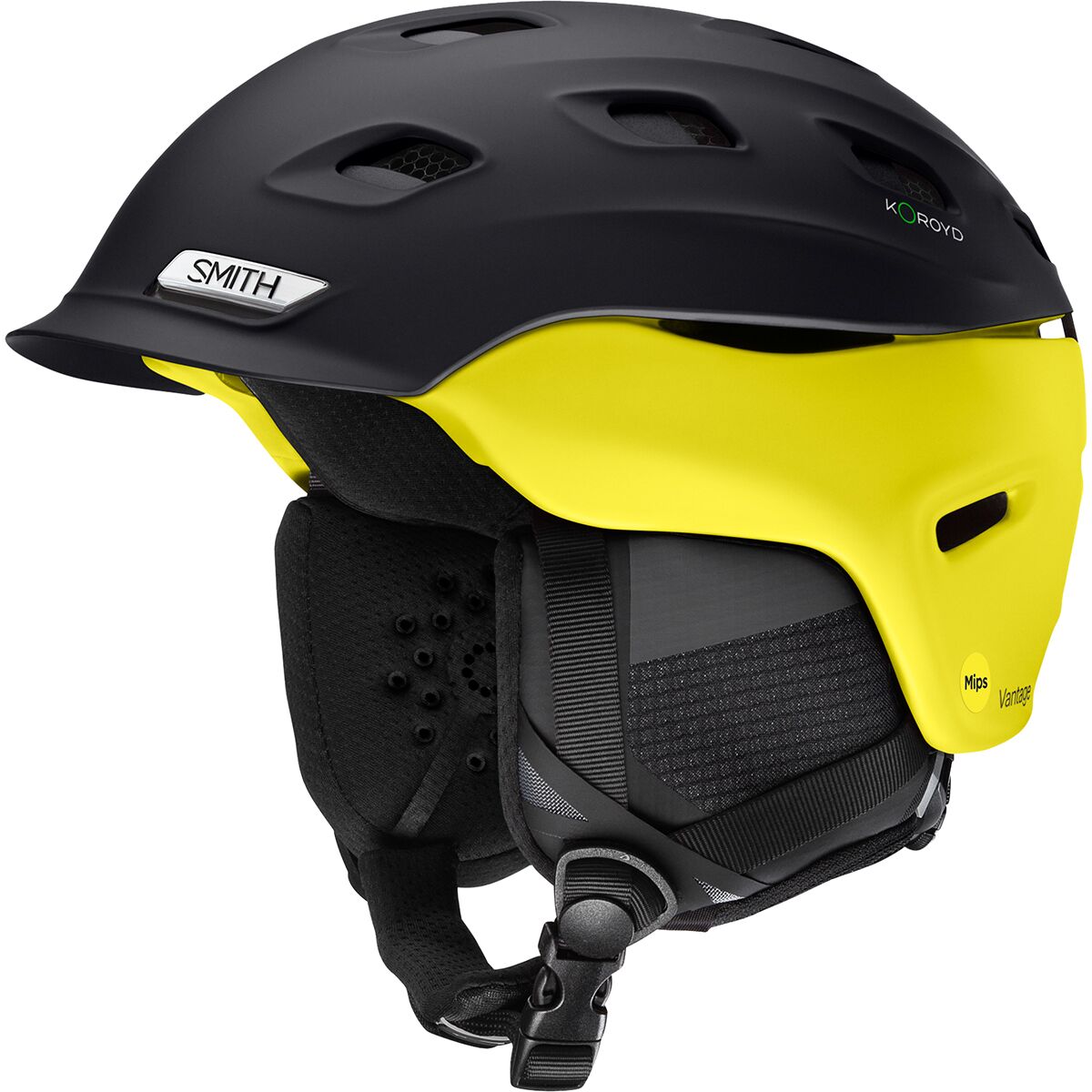 Smith Vantage Mips Helmet in Matte Black / High Voltage - Size: Small