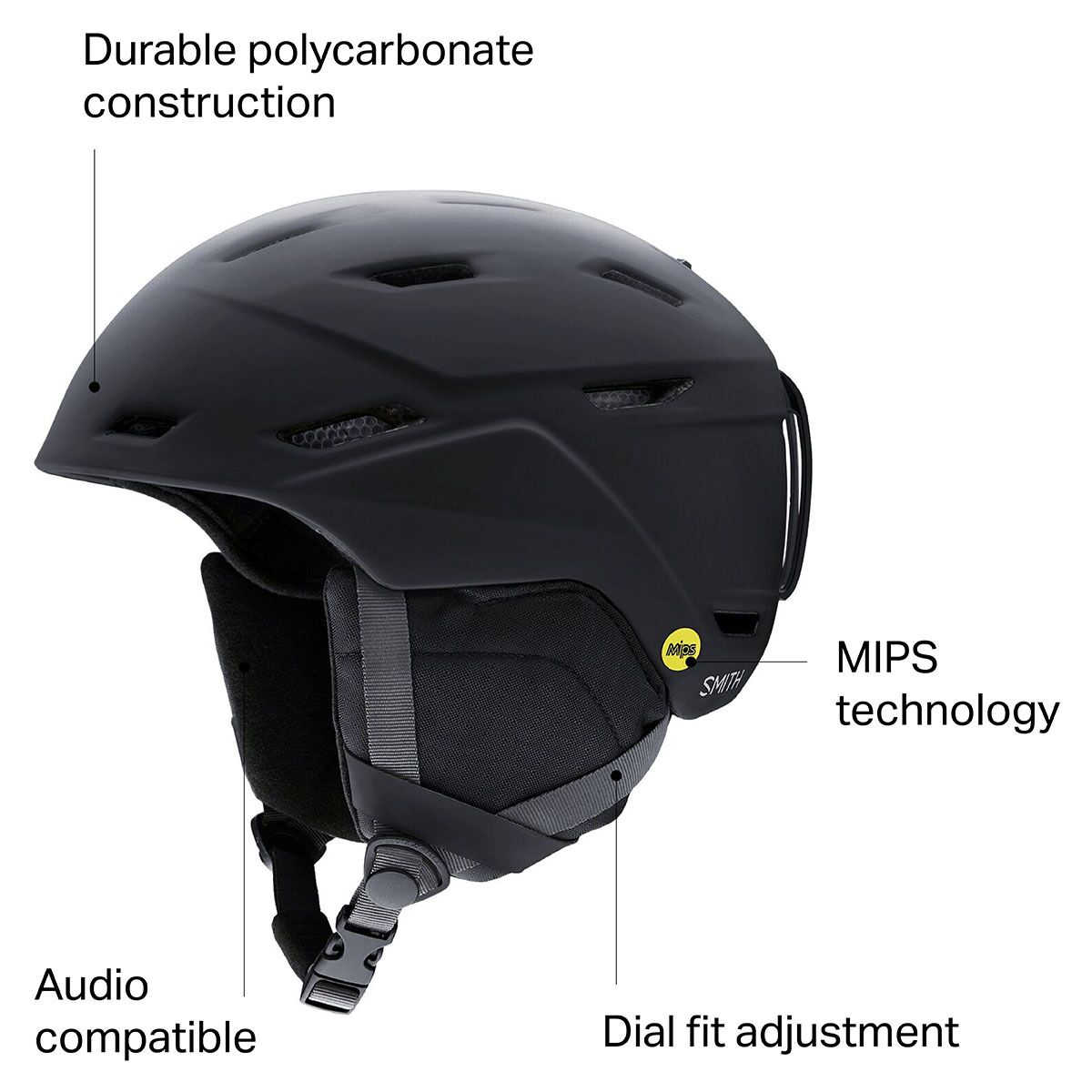 Smith Mission Mips Helmet - Ski