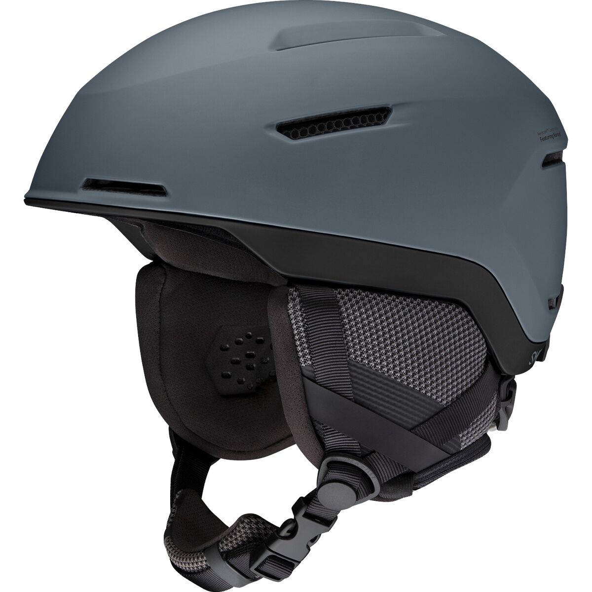 SMITH Unisex Atlus Snow Helmet, Large, Matte Slate/Black